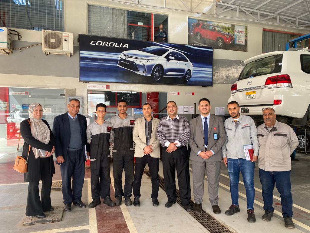 The Federation of Egyptian Industries team visit to Toyota Al bargasy center