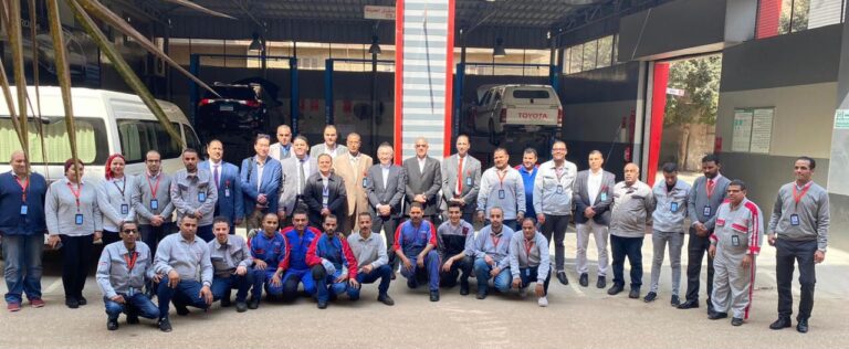Toyota’s latest visit to Toyota Al-Bargasy Center in Al-Haram branch