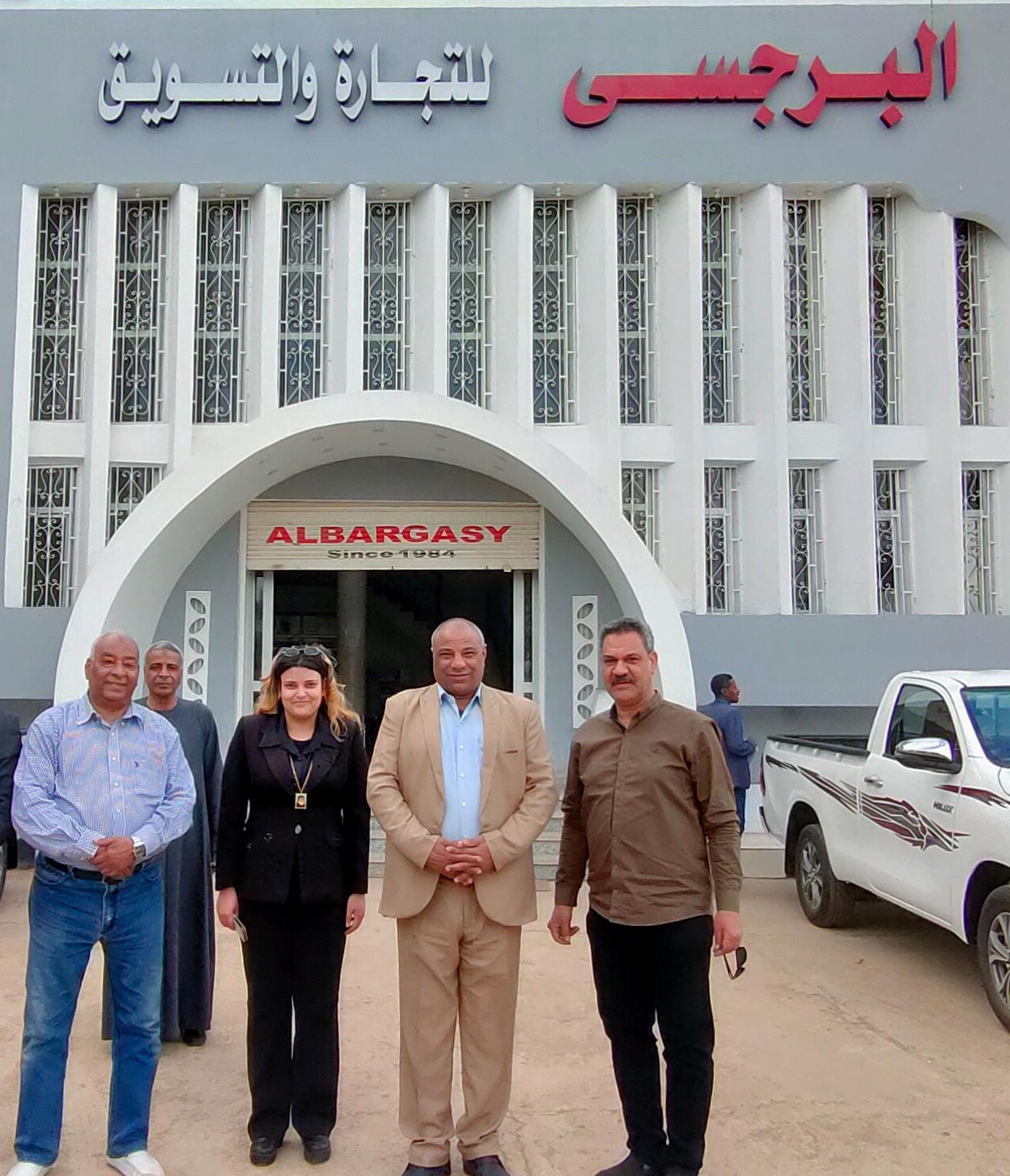 A visit by a high-level delegation from active entities in Aswan community